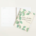 Stylish Eucalyptus Watercolor Custom Name 2025 Planner<br><div class="desc">This stylish weekly and monthly undated 2025 planner showcases a beautiful watercolor eucalyptus illustration paired with elegant script lettering for a timeless look. Perfect for keeping you organised all year, it features ample space for planning, while the undated format allows you to start anytime. Personalise it with your name and...</div>