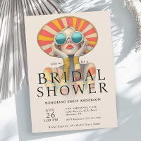 Stylish Fashionista Bridal Shower Invitation