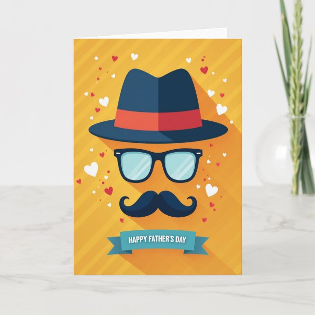 Stylish Fathers Day Shades Card (Front)