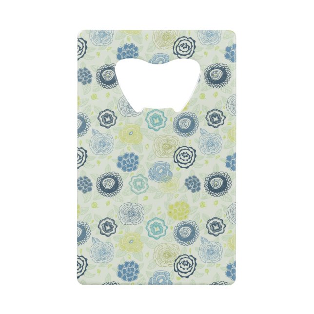Stylish floral pattern with cute flowers (Front)