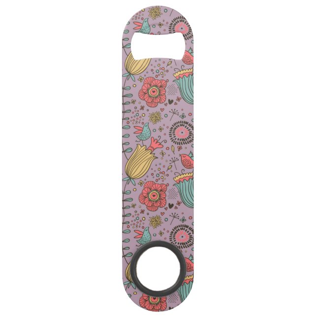Stylish floral pattern with flowers (Front)