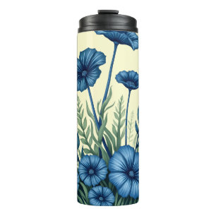Stylish Floral Thermal Tumbler for Coffee Lovers