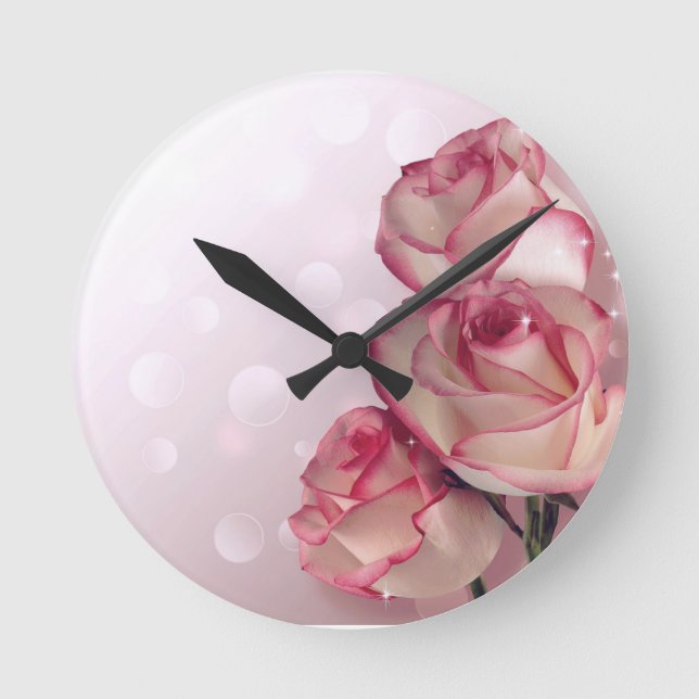 Stylish flower clock (Front)