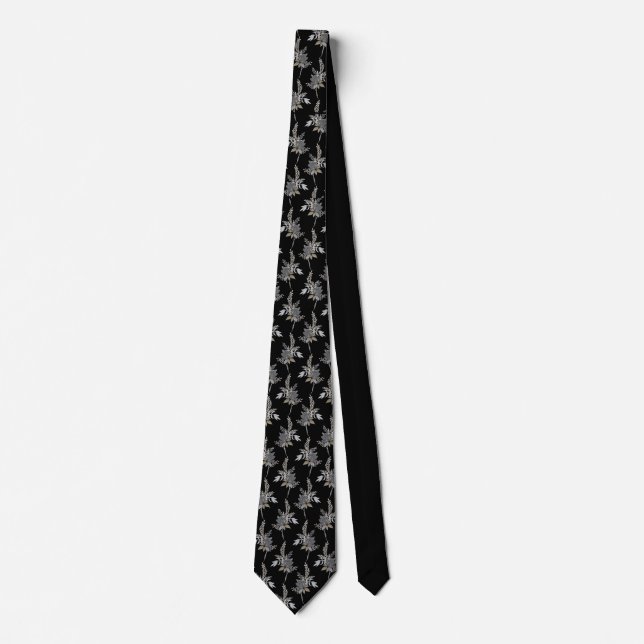 Stylish flowers tie (Front)