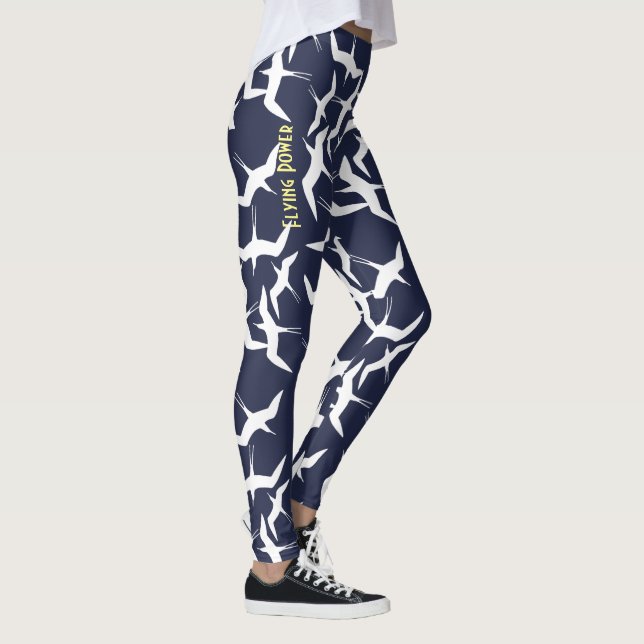 Stylish Flying Bird Power Leggings (Right)