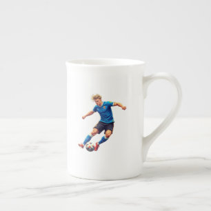 Stylish Football Fan Coffee Tumbler Bone China Mug