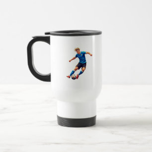 Stylish Football Fan Coffee Tumbler Travel Mug