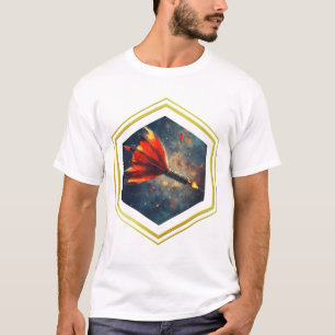 Stylish frame space fir design T-Shirt