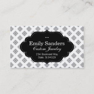 Stylish Frame Textile Business Card