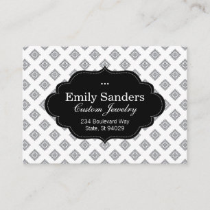 Stylish Frame Textile Business Card
