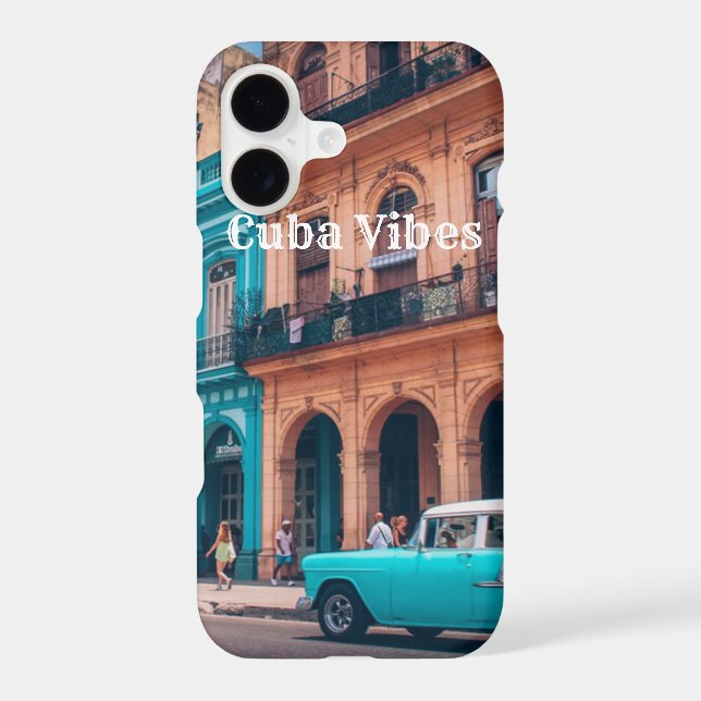 Stylish Fun Cuba Holiday Case-Mate iPhone Case (Back)