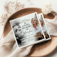 Stylish Funeral Memorial Before & After Photo