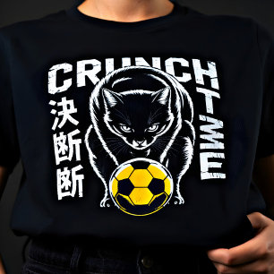 Stylish Fusion for Cat Lovers & Soccer Fans Tri-Blend Shirt