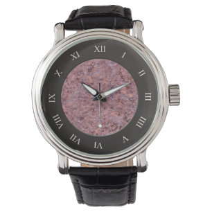 Stylish Geology Pink Rock Texture Watch