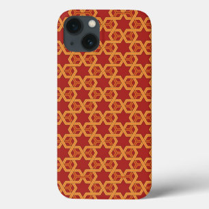 Stylish geometric ornament iPhone 13 case
