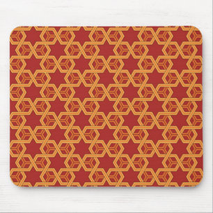 Stylish geometric ornament mouse pad