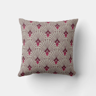 Stylish geometric pattern, art deco. cushion