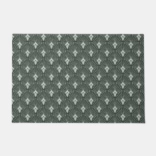 Stylish geometric pattern, art deco. doormat
