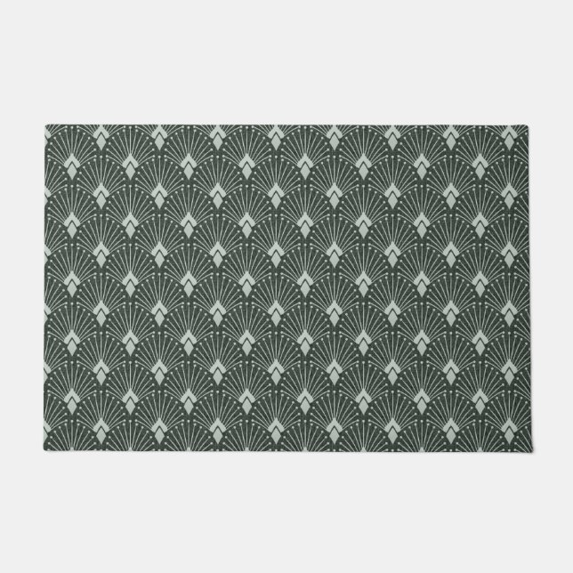 Stylish geometric pattern, art deco.  doormat (Front)