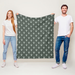 Stylish geometric pattern, art deco. fleece blanket