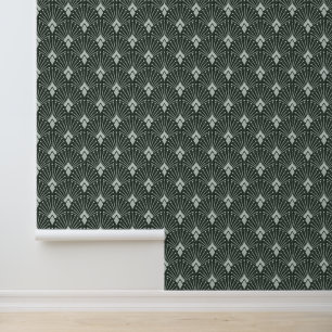 Stylish geometric pattern, art deco.  wallpaper