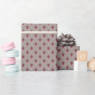 Stylish geometric pattern, art deco.  wrapping paper