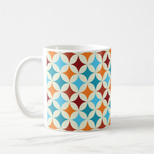 Stylish Geometric: Vintage Seamless Pattern Coffee Mug
