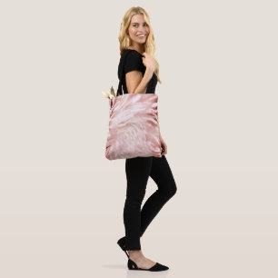 Stylish Girly Pink Rose Gold Zebra Glam Glitz  Tote Bag