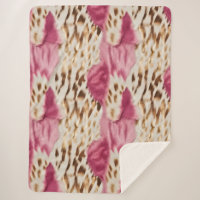 Stylish Girly Pink White Gold Zebra