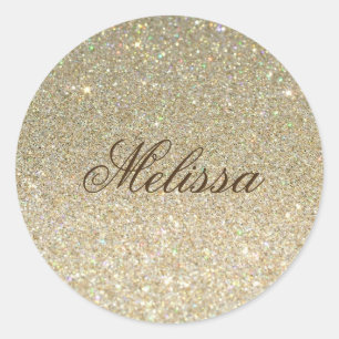 Stylish Glitter Custom Sticker