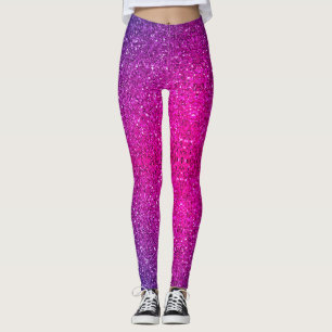 Stylish glitter leggings