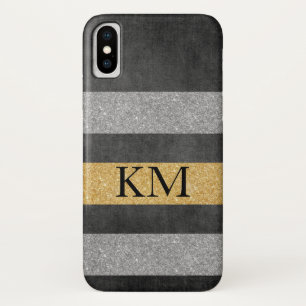 Stylish Glitter with Monogram Case-Mate iPhone Case