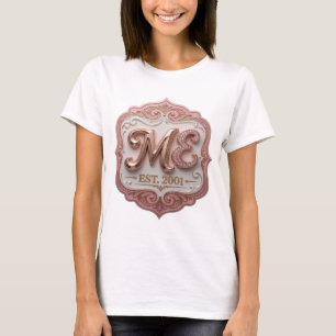 Stylish Gold ABSTRACT ART Fashion Print T-Shirt