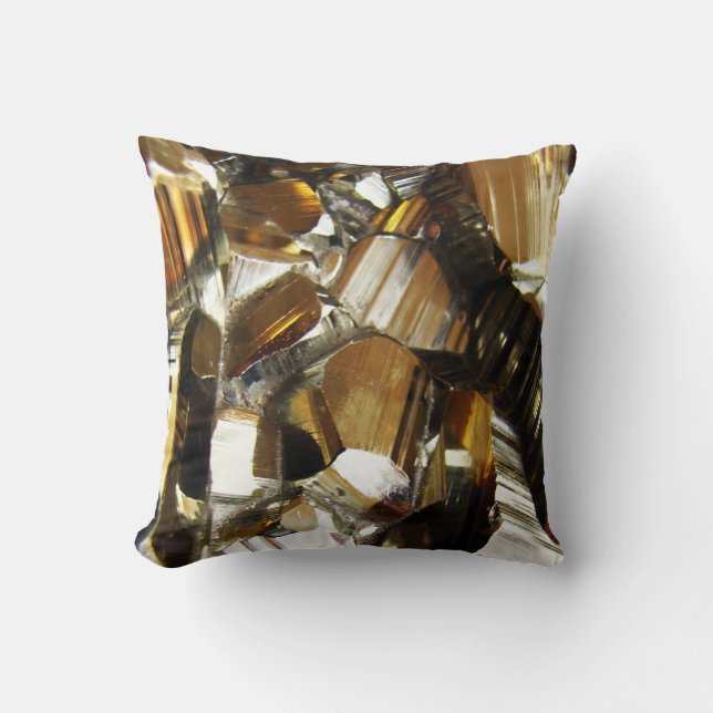 Stylish Gold Agate Cushion (Front)
