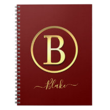 Stylish Gold Initial B