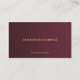 Stylish Gold Look Text Premium Thick Luxurious Business Card