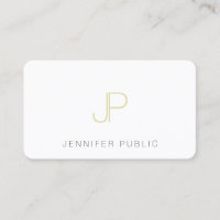 Stylish Gold Monogram Template Trendy Elegant Top