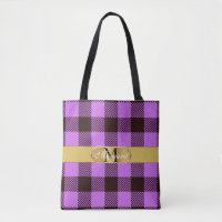 Stylish Golden Stripe Tartan Personalised Wedding