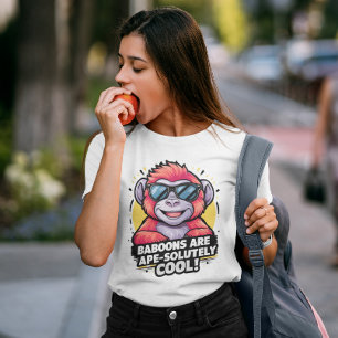 Stylish Gorilla: Baboons Are Ape-solutely Cool T-Shirt