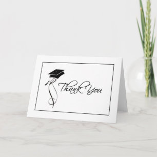 Stylish Graduation Thank You Cards for Ladies