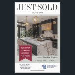 Stylish Gray Burgundy Just Sold Propery Realtor Flyer<br><div class="desc">Elegant flyers for prospective clients informing them you just sold a property in their area. Personalize the just sold flyers with a stylish photo of the property, the address, how much the property sold for and how quickly you made it happen, logos and contact information to your business and to...</div>
