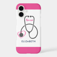 Stylish Gray Nursing Stethoscope Illustration