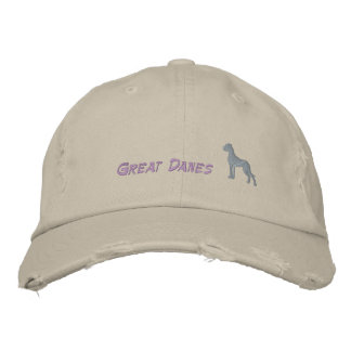 Stylish Great Dane Embroidered Hat for Dog Lovers