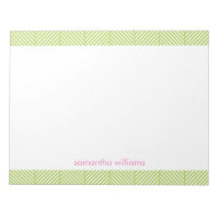 Stylish Green Herringbone Pattern