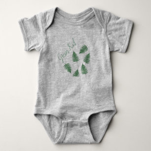 Stylish Green Kid Lucky Fern Baby Bodysuit