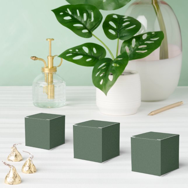 Stylish Green Pattern Luxury Party Treat Classic Favour Box (Multiple)