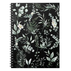 Stylish Greenery spiral Notebook