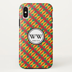 Stylish GRENADA CARRIACOU Monogram Abundant Life Case-Mate iPhone Case