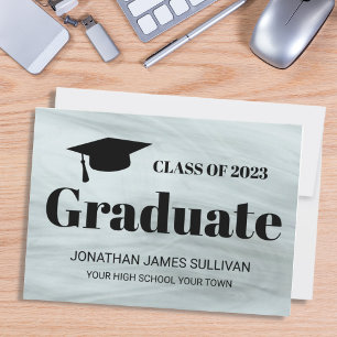 Stylish Grey 2022 Graduation Announcement