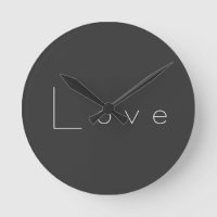 Stylish Grey White Love Wedding